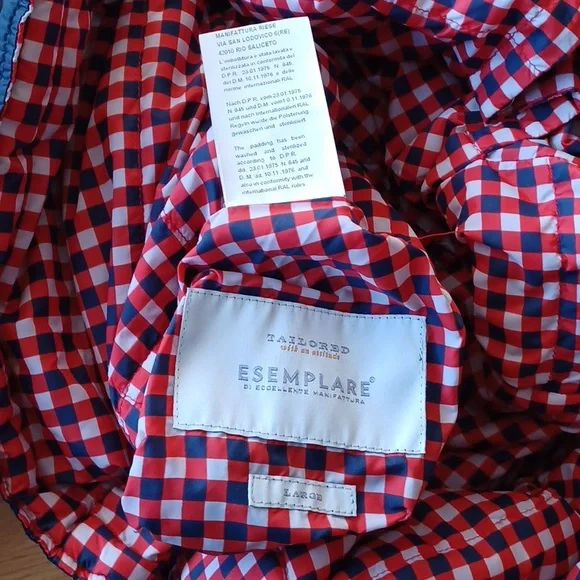 Italian doudle-faced jacket size L slim fit - Picture 5 of 5